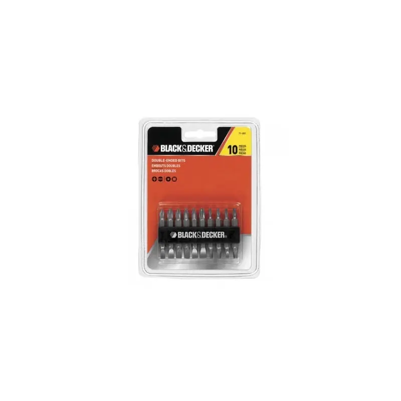 Black & Decker 71-081 10-Piece Double Ended Screwdriving Set