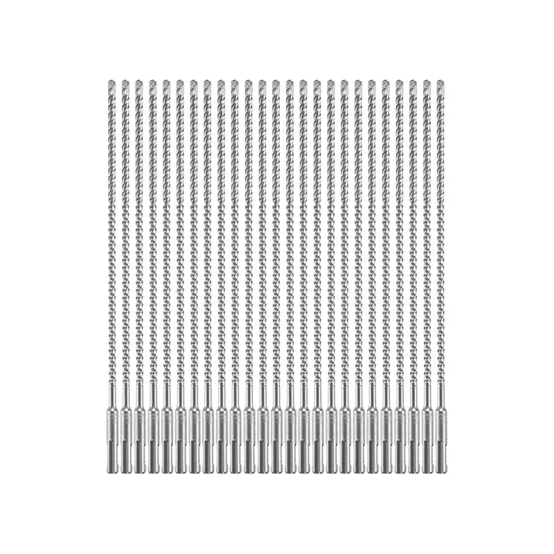 Bosch HCFC2044B25 25-Piece 1/4 In. x 10 In. x 12 In. SDS-plus Bulldog Xtreme Carbide Rotary Hammer Drill Bits