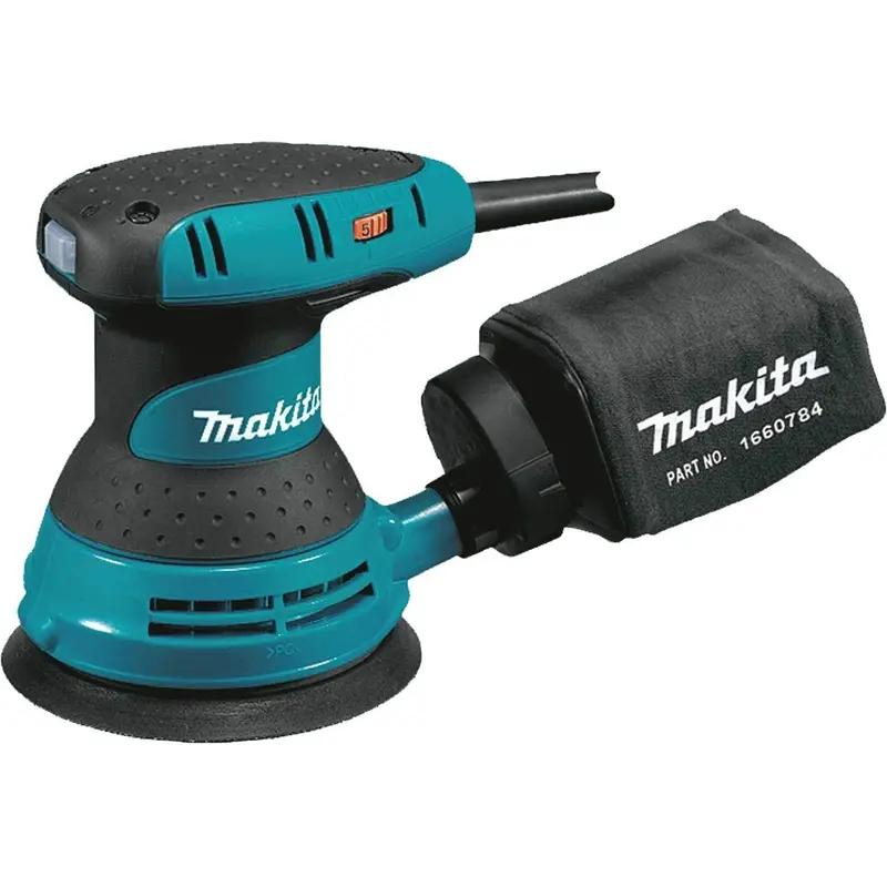 Makita BO5031K Corded 5" Random Orbit Sander, variable speed, with Tool Case