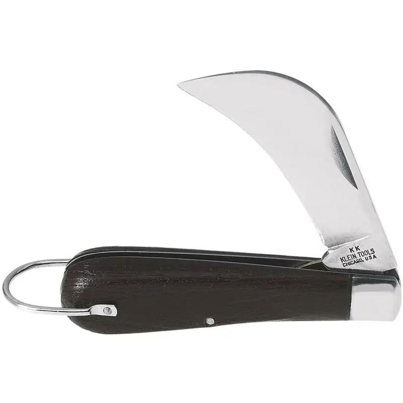 Klein 1550-44 Pocket Knife  Stainless Steel 2-5/8" Sheepfoot Slitting Blade