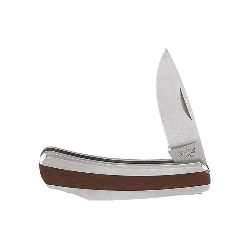 Klein 44032 Compact Pocket Knife  1-5/8" Stainless Steel Drop-Point Blade