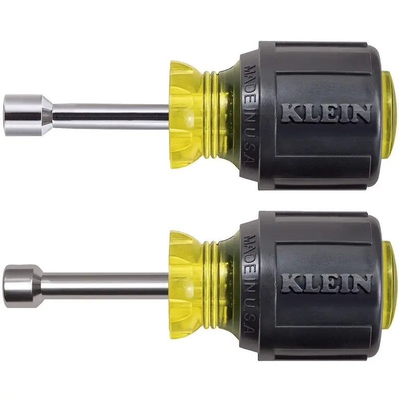 Klein 610M Magnetic Tip Nut Driver Set - 1-1/2" Hollow Shafts