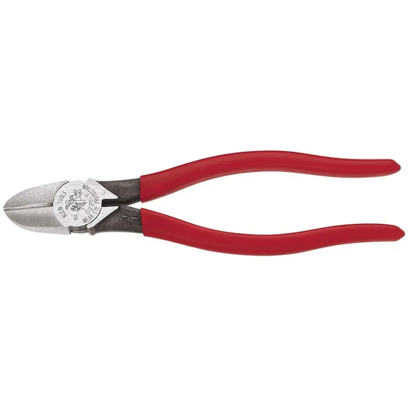 Klein D220-7 7" Heavy-Duty Diagonal-Cutting Pliers - Tapered Nose
