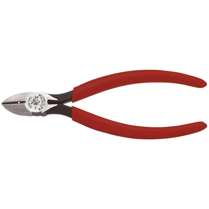 Klein D240-6 6" Standard Diagonal-Cutting Pliers - Stripping Hole