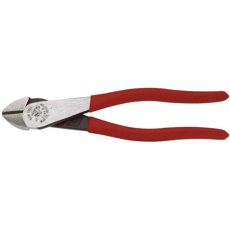 Klein D248-8 8" High-Leverage Diagonal-Cutting Pliers - Angled Head