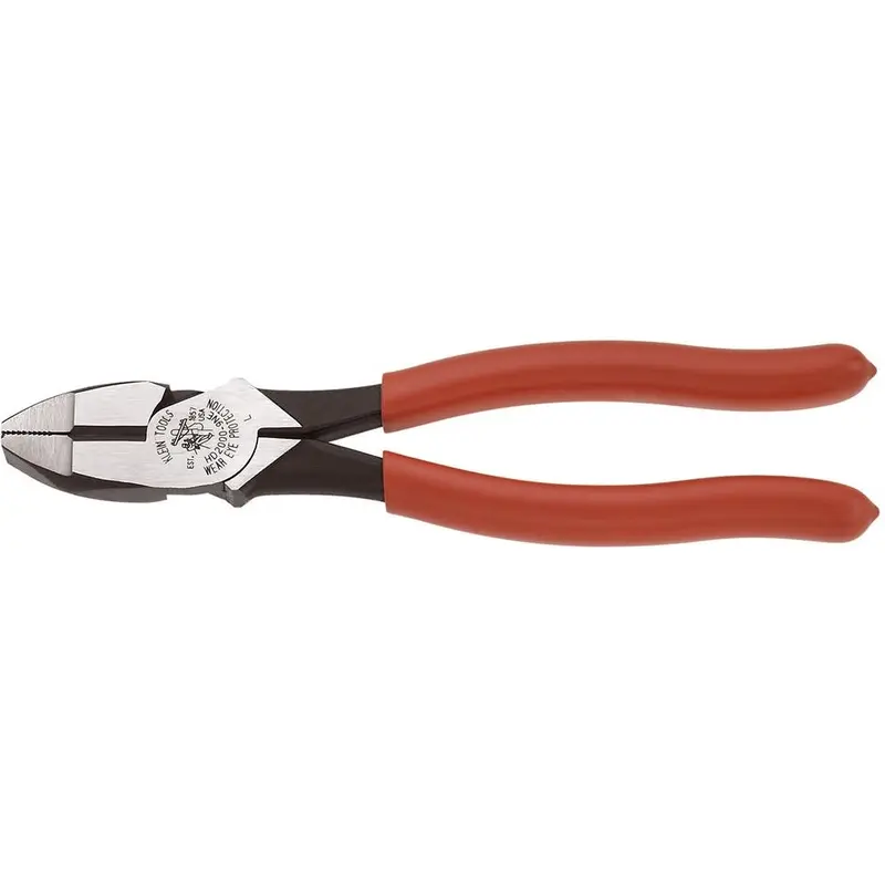 Klein HD2000-9NE 9" High-Leverage Side-Cutting Pliers - Heavy-Duty Cutting