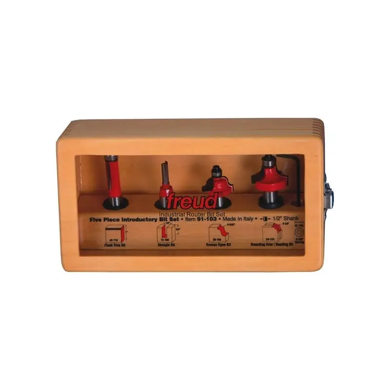 Freud 91-103 5 Piece Introductory Set (1/2-Inch Shank)