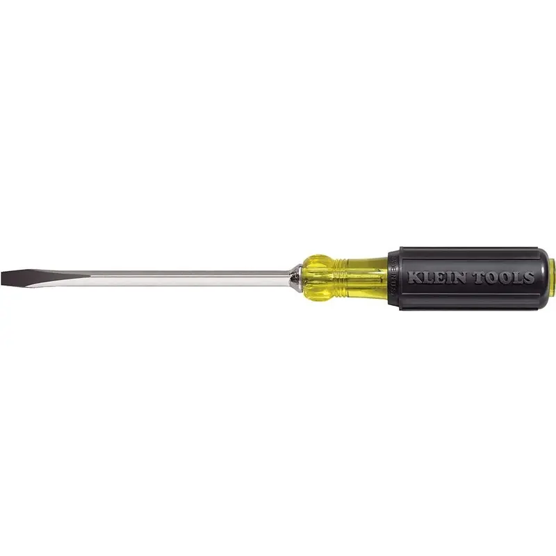 Klein 600-6 5/16" Keystone-Tip Screwdriver  6" Heavy-Duty Square-Shank