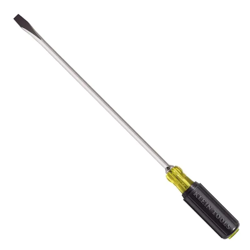 Klein 600-8 3/8" Keystone-Tip Screwdriver  8" Heavy-Duty Square-Shank