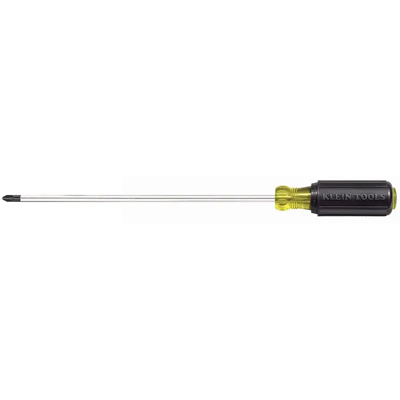 Klein 603-10 #2 Profilated Phillips-Tip Screwdriver  10" Round-Shank