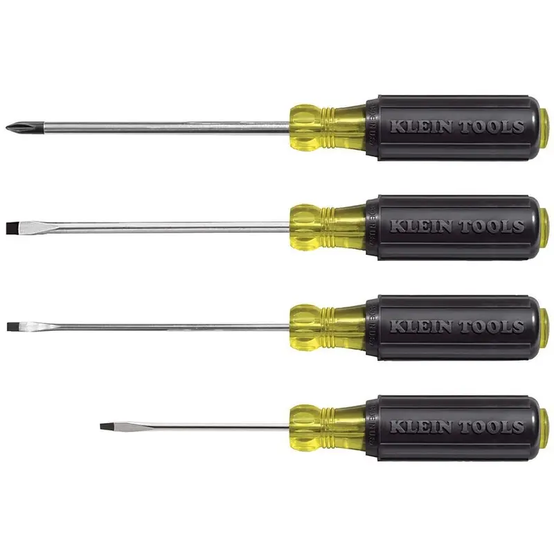 Klein 85484 4-Piece Mini Cushion-Grip Screwdriver Set