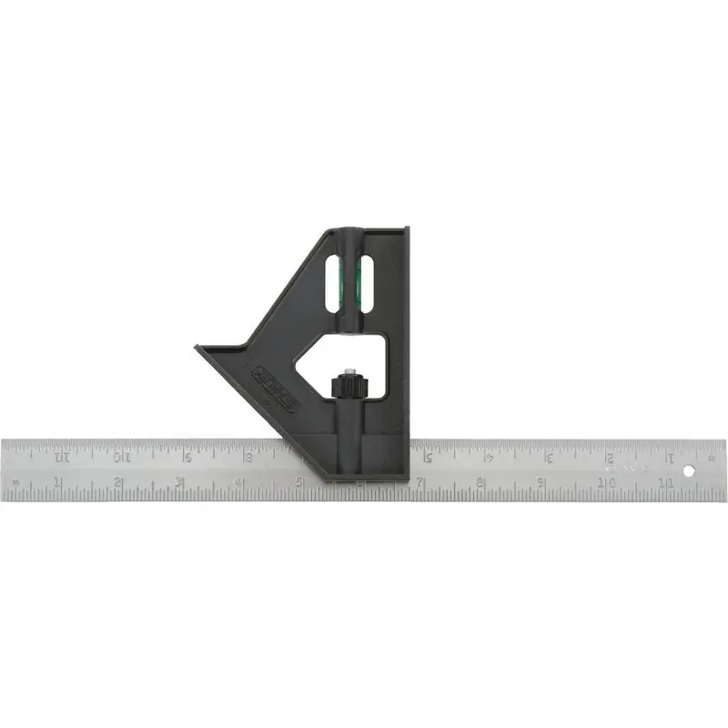 Stanley 46-012 12" Plastic Handle Combination Square (English)