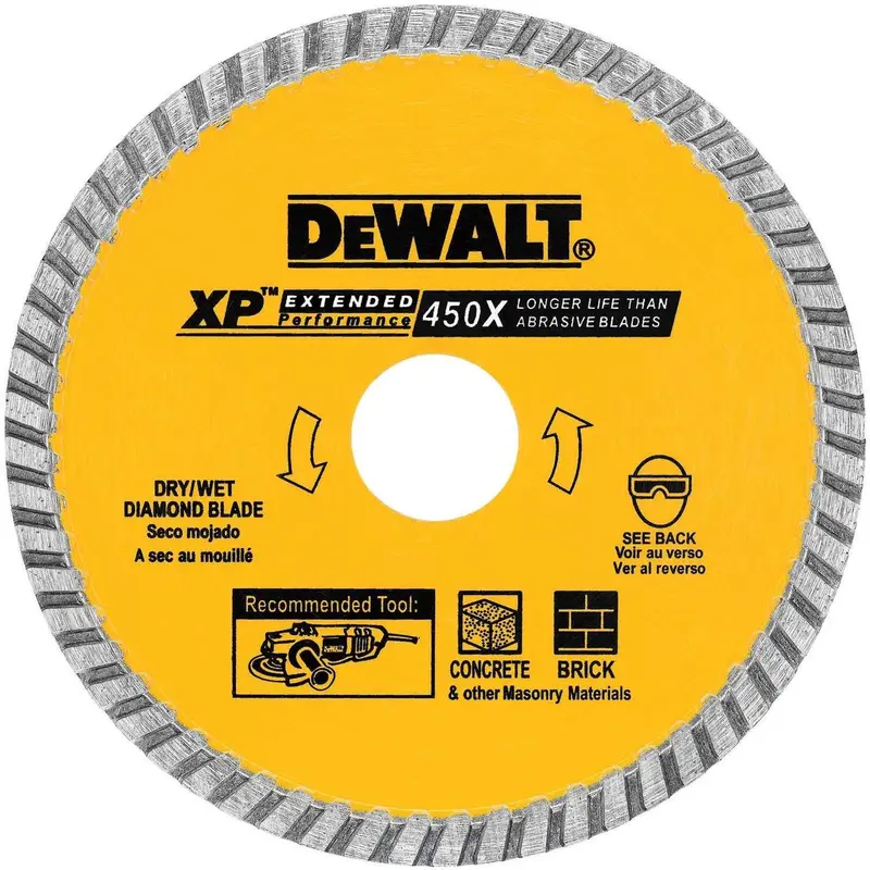 DeWalt DW4701 4-1/2 in. XP Turbo Diamond Blade