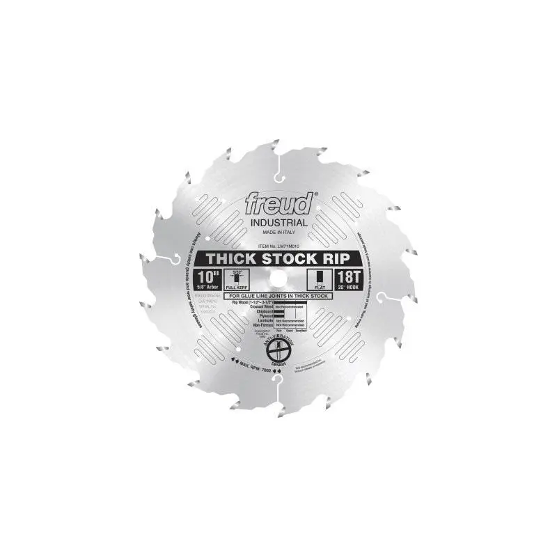 Freud LM71M010 10 in. Thick Stock Rip Blade