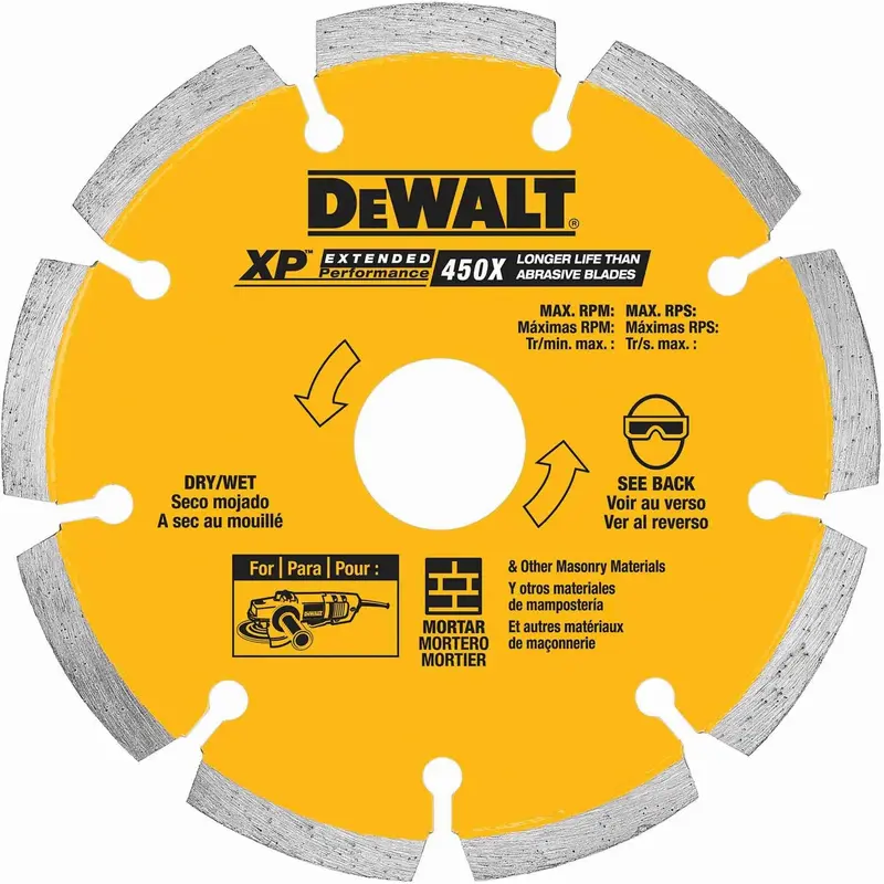 DeWalt DW4710 4 in. x .250 XP Tuck Point Blade