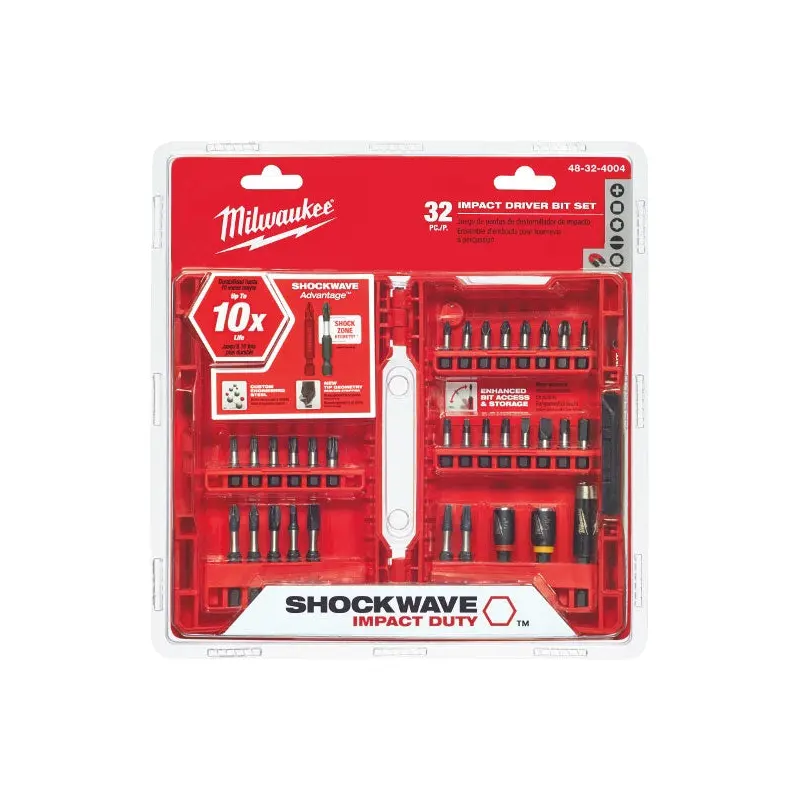 Milwaukee 48-32-4004 Shockwave 32-Piece Impact Driver Bit Set