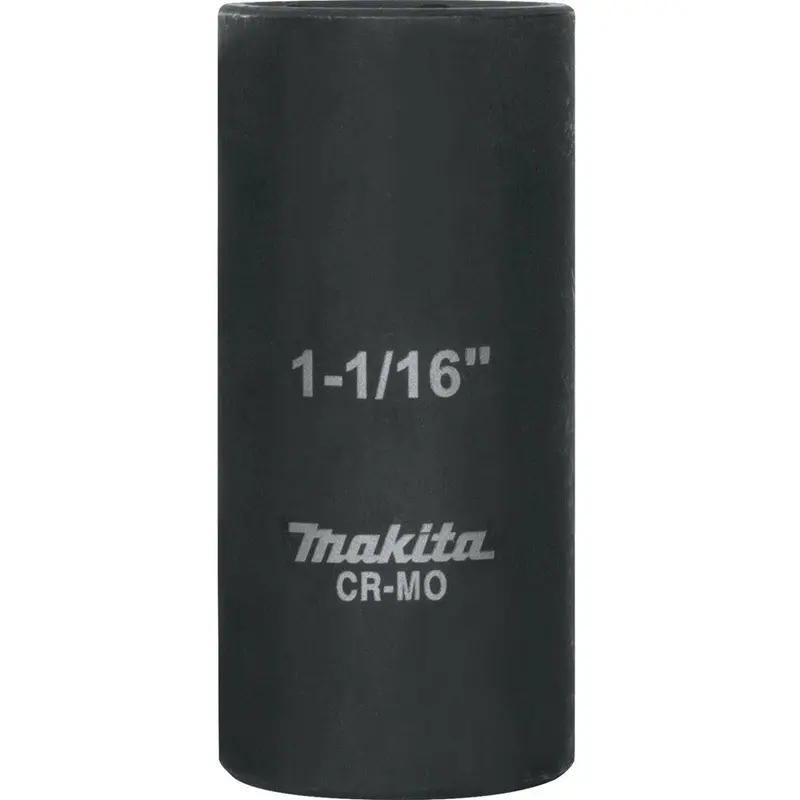 Makita A-96344 1-1/16" Deep Well SAE Impact Socket, 1/2" Drive
