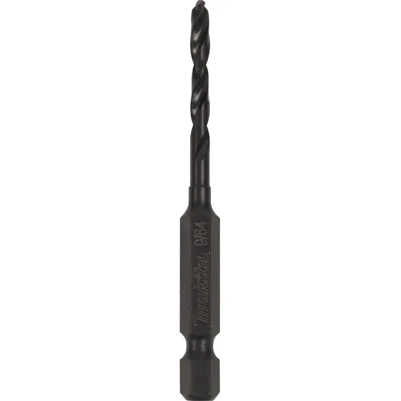 Makita A-97754 9/64" Black Oxide Drill Bit, 1/4" Hex Shank