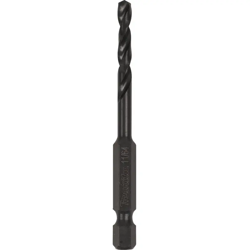 Makita A-97776 11/64" Black Oxide Drill Bit, 1/4" Hex Shank