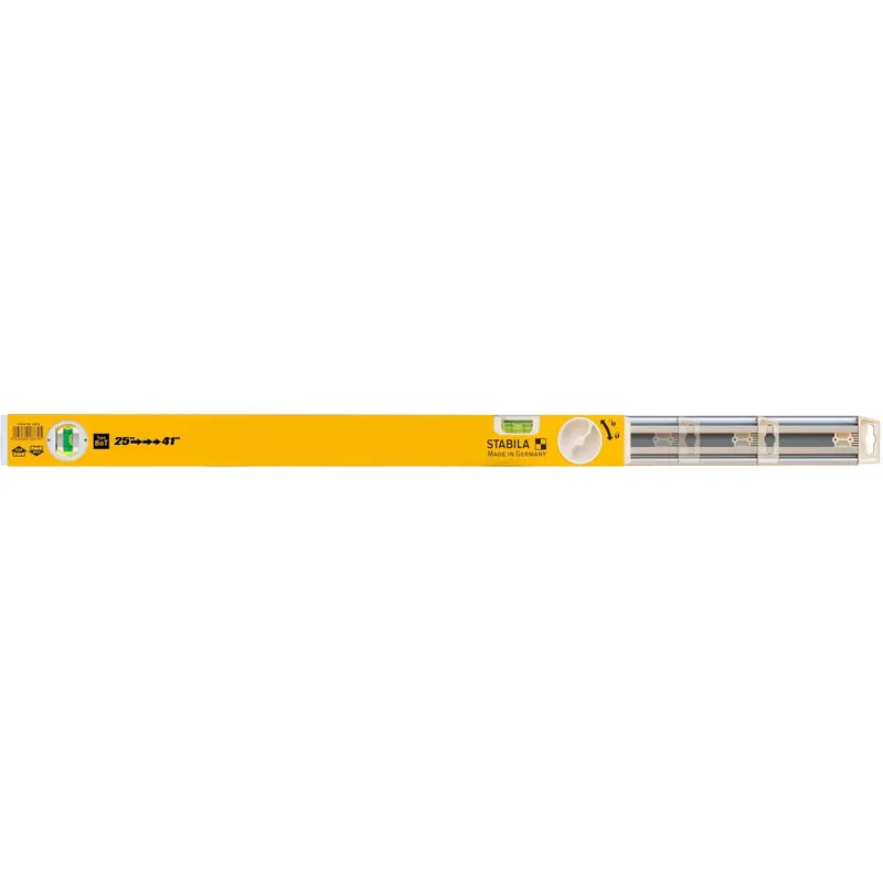 Stabila 29441 25-inch - 41-inch Type 80 T Extendable Spirit Level