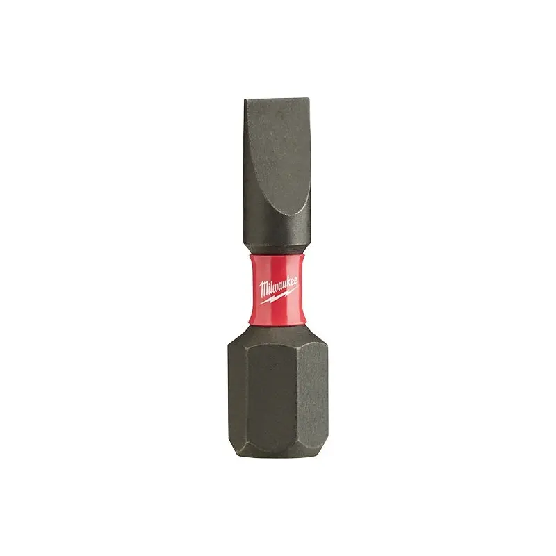 Milwaukee 48-32-4116 Shockwave Impact Slotted 1/8" Insert Bits, 25-Pack