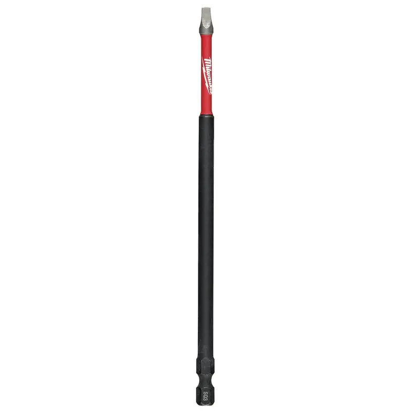 Milwaukee 48-32-4216 SHOCKWAVE 6" Impact Square Recess #3 Power Bits, 10-Pack