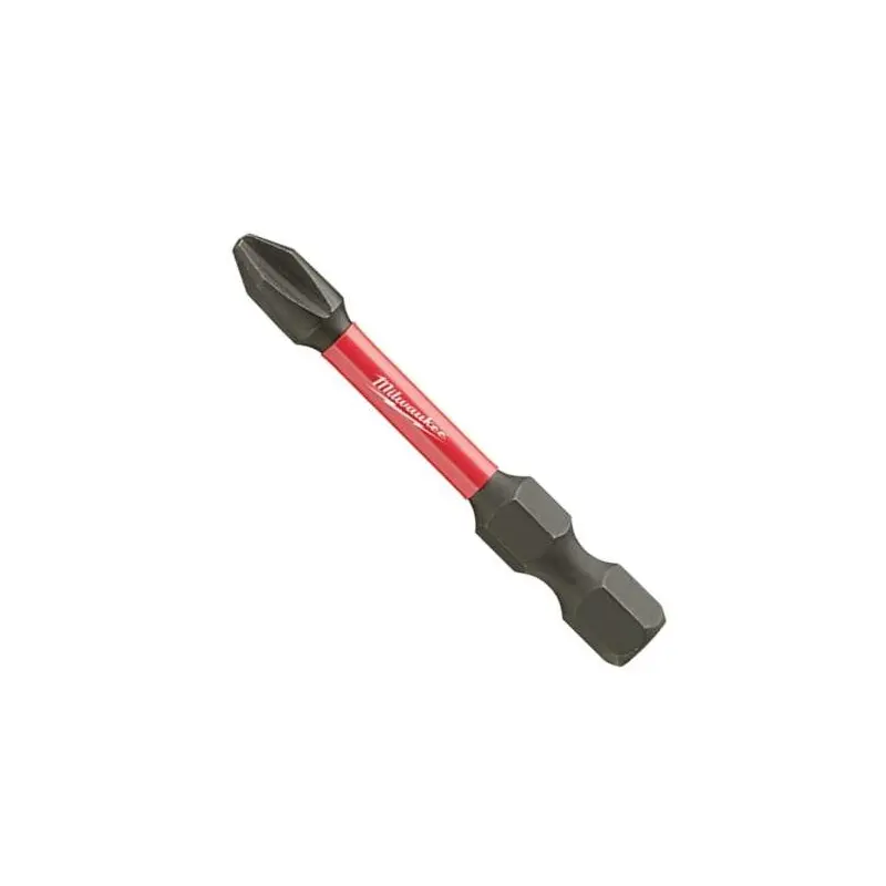 Milwaukee 48-32-4262 SHOCKWAVE 2" Impact Phillips #2 Power Bits, 250-Pack