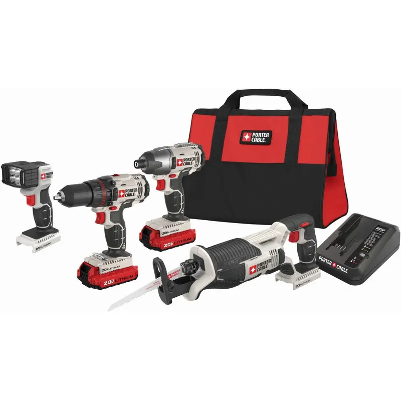 Porter Cable-PieceCK615L4 20V MAX Lithium 4-Tool Combo Kit