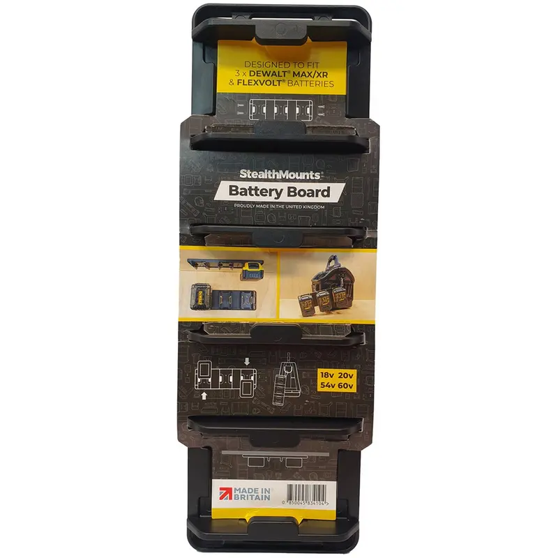 StealthMounts Battery Holder for Dewalt Batteries
