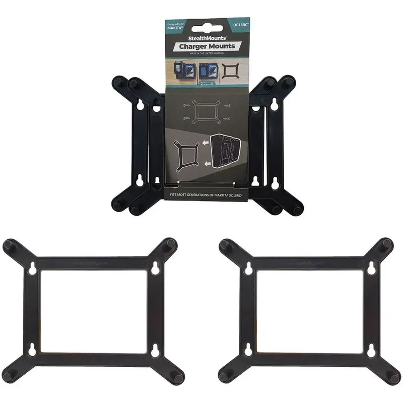 StealthMounts Charger Mounts for Makita DC18RC, 2-Pack