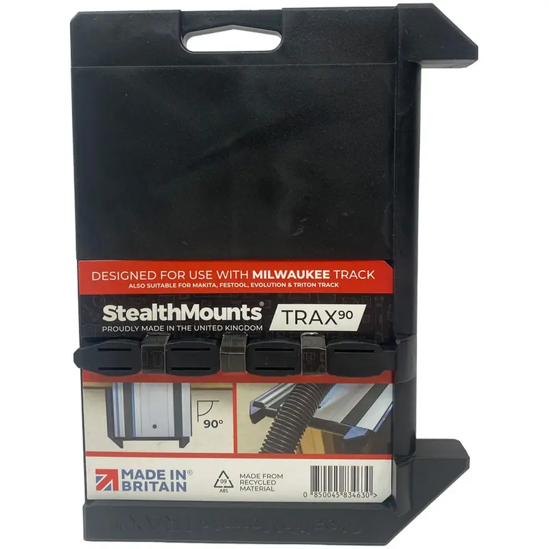 StealthMounts Trax90 Track Saw Square for Milwaukee
