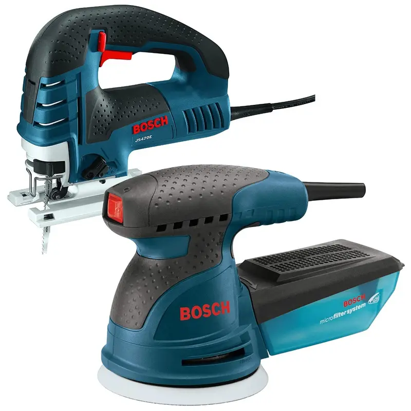 Bosch Top-Handle Jig Saw with 5 In. Random Orbit Sander/Polisher