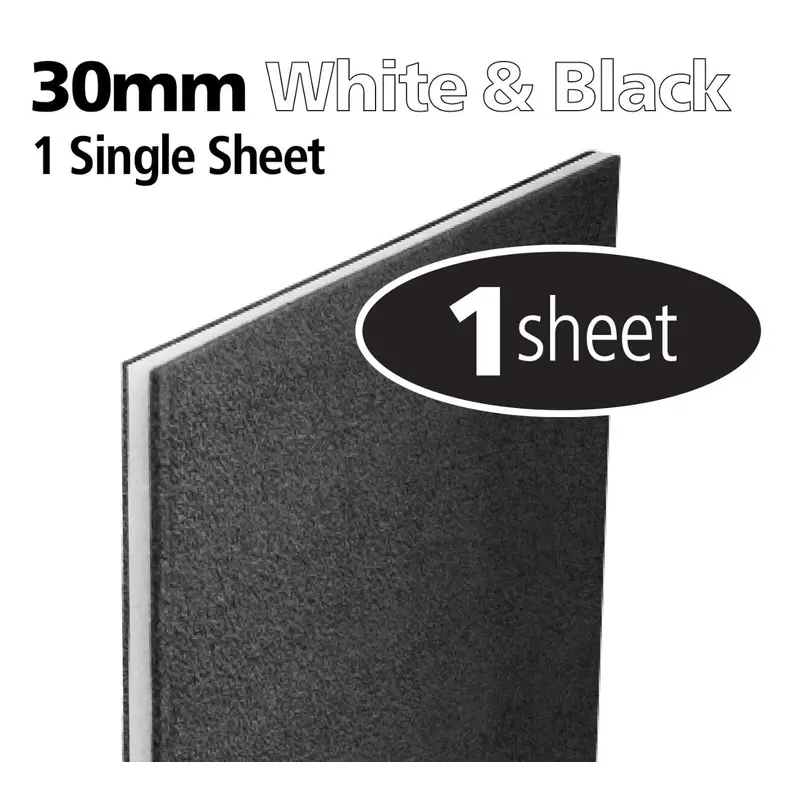 Fastcap Kaizen Foam, Black and White, 30mm (1-1/8-in) Thick