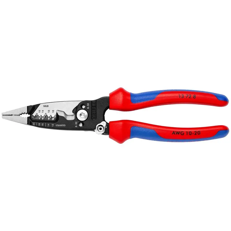Knipex 13 72 8 Forged Wire Stripper 20-10 AWG