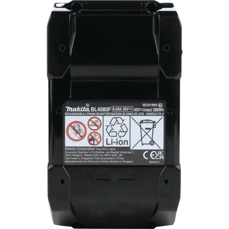 Makita BL4080F 40V max XGT 8.0Ah Battery