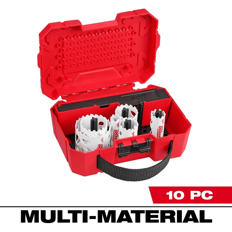 Milwaukee 49-22-4001 Milwaukee HVAC Hole Dozer Kit 10-Piece (Promo)