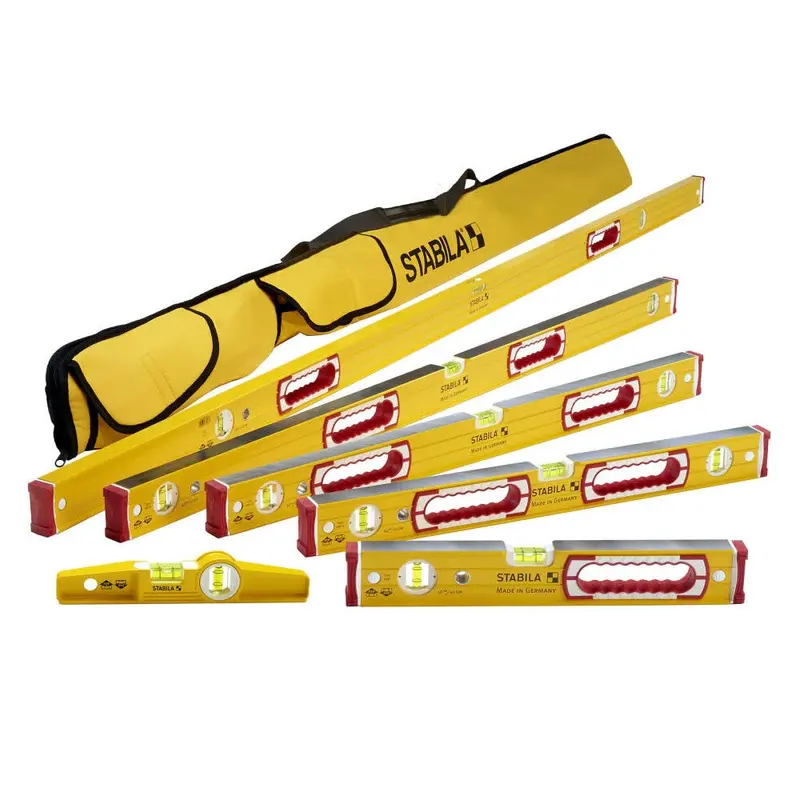 Stabila 78296 Type 196 78 Heavy Duty 6-Piece Level Set