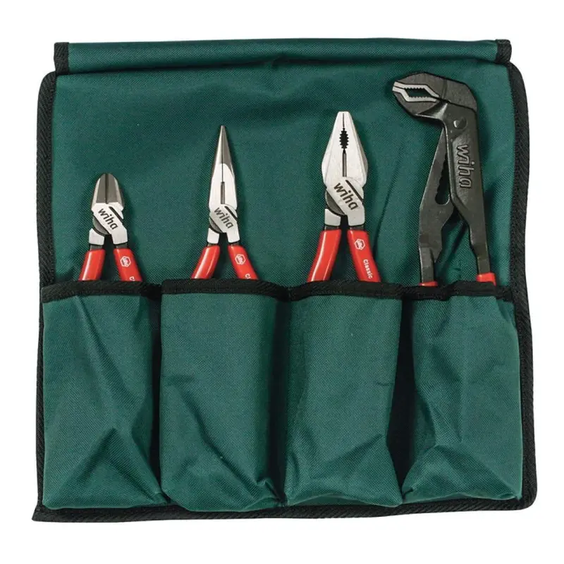 Wiha 32601 Soft Grip Pliers/Cutters 4 Piece Set