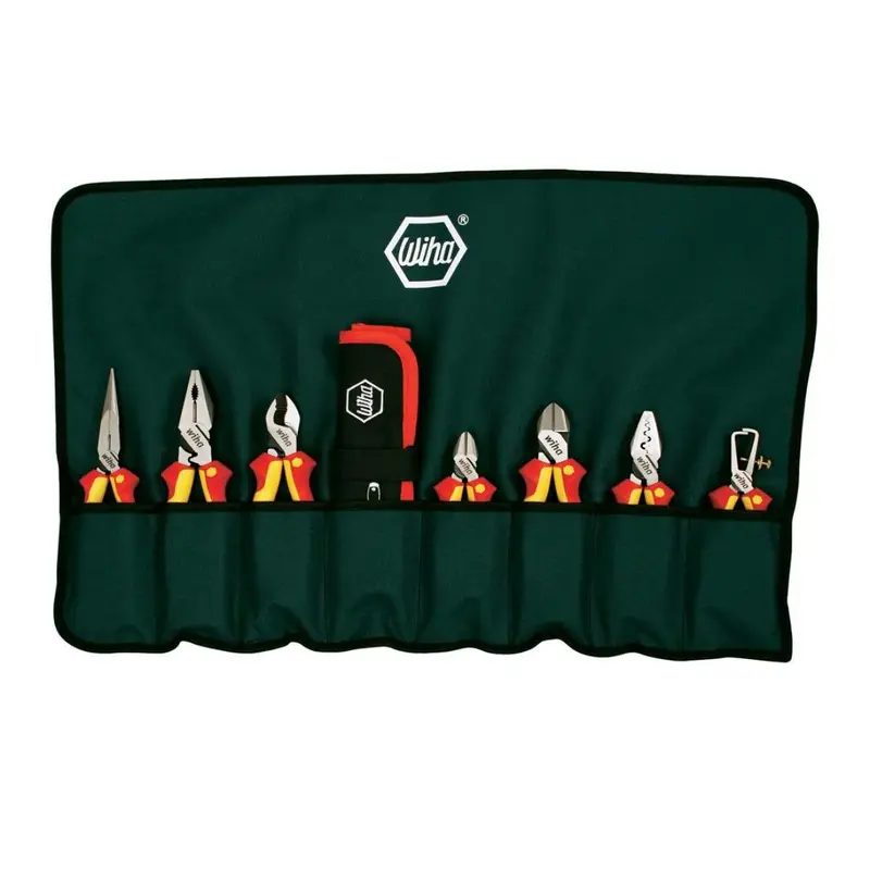 Wiha 32988 Insulated Industrial Pliers and Cutters 22 Piece Set