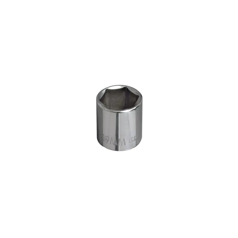 Klein Tools 65919 19 mm Metric 6-Point Socket, 3/8-Inch Drive