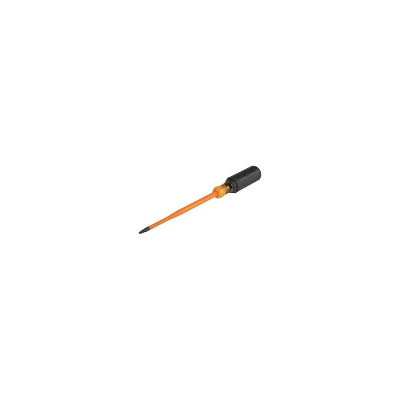 Klein Tools 6946INS Slim-Tip 1000V Insulated Screwdriver, #2 Square, 6-Inch Round Shank