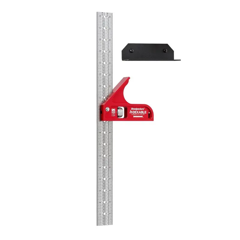 Woodpeckers CSQ-XLM-20 in-DEXABLE Combo Square - Xl - Metric - 450Mm Blade