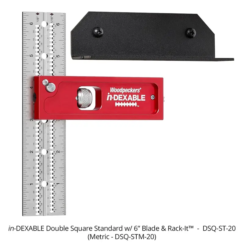 Woodpeckers DSQ-STM-20 in-DEXABLE Double Square - Standard - Metric - 150Mm Blade