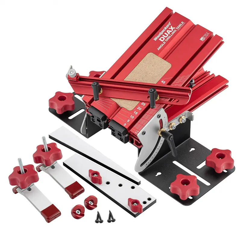 Woodpeckers DUAX-DEL Duax Angle Drilling Table - Deluxe Kit