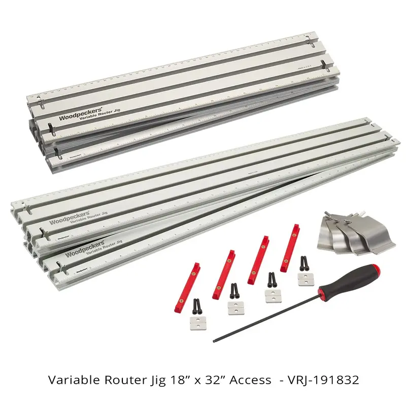 Woodpeckers VRJ-191832 Variable Router Jig, 18" x 32"