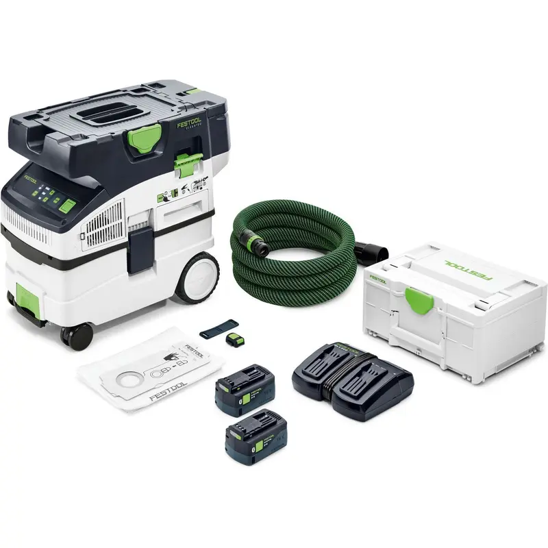 Festool 577506 CTC MIDI I Cordless 18V Mobile HEPA Dust Extractor PLUS 5.2Ah Kit