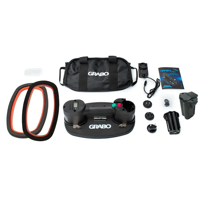 Grabo Pro-Lifter 20 Vacuum Lift System Kit with Rubber-Foam Seal and 16V Battery