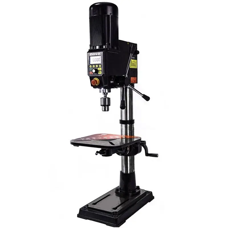 Teknatool 83713 Viking 16" DVR Bench Drill Press with 83750 Drill Press Guard