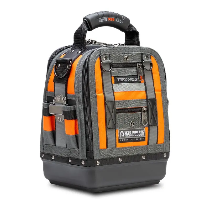 Veto Pro Pac Tech MCT Hi-Viz orange Compact Fully Featured Service, Repair and Install Tool Bag