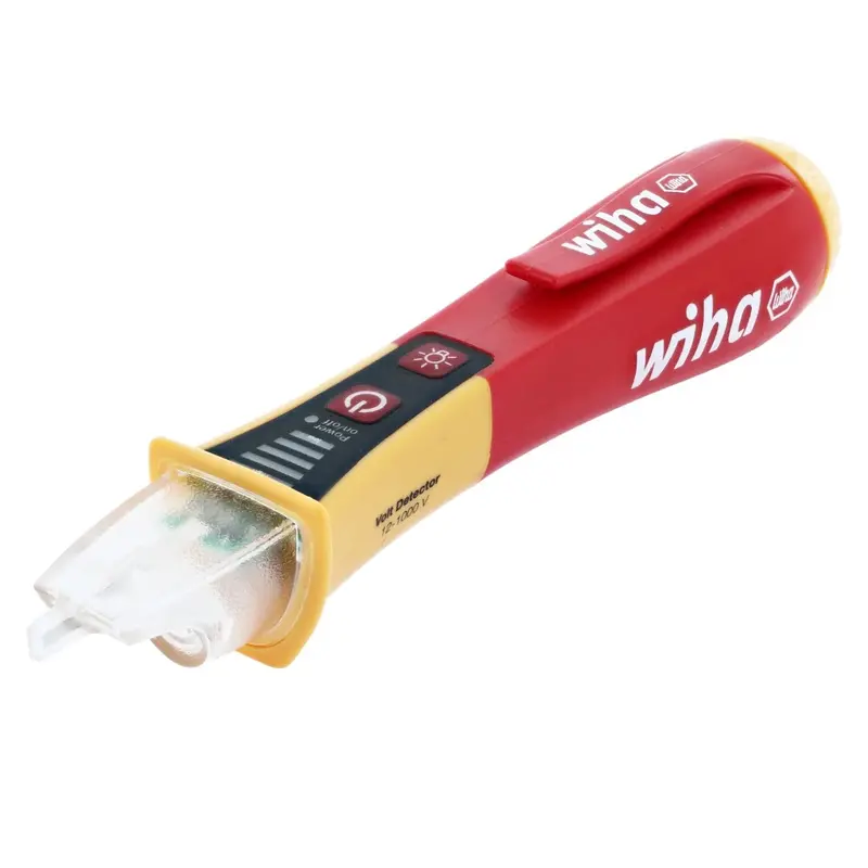 Wiha 25506 12V-1000V AC Category IV Non-Contact Voltage Tester with Flashlight